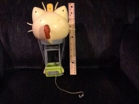 Pokemon X And Y Team Rocket Meowth Hot Air Balloon Toy Very Rare