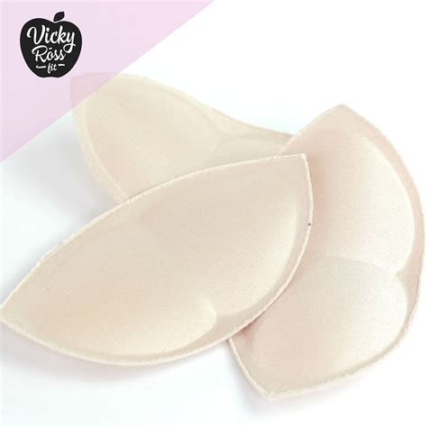 Beige Foam Top Push Up Bra Pads Insert Competition Bikini Etsy