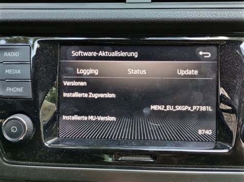 Updating Swing Radio Software Page Skoda Fabia Mk