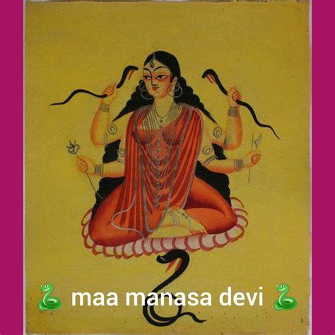 🐍 Maa Manasa Devi 🐍 Tantra Art Goddess Art Hindu Art