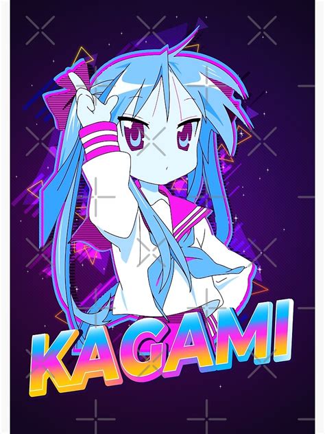 Kagami Lucky Star Poster For Sale By PurpleStudio6 Redbubble