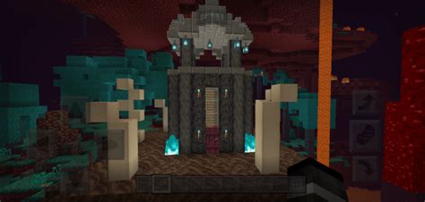 Nether Survival Base Map Minecraft Pe Bedrock Maps