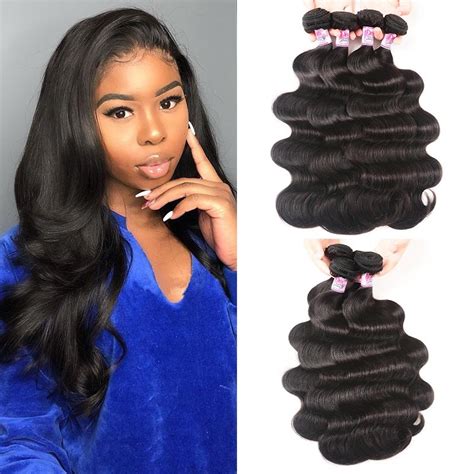 Beautyforever Human Hair Brazilian Virgin Hair Body Wave Hair 4 Bundles