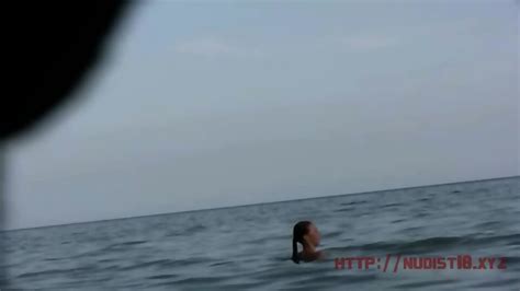 Naked And Showing Everything At The Nude Beach