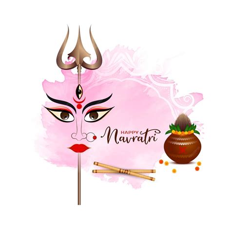 Premium Vector Beautiful Durga Puja And Happy Navratri Indian