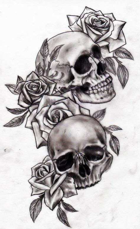 Via Skull And Roses Tattoo Nick Davis Artist Tattoo Pinterest