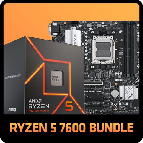 Amd Ryzen 5 7600 Cpu Asus Prime B650m A Wifi Motherboard Ca