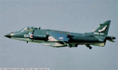 Aircraft Xz457 1979 British Aerospace Sea Harrier Frs1 Cn 41h 912011