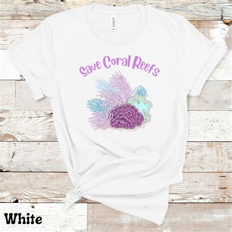 Save Coral Reefs Shirt Coral Reefs Ocean Sea Ocean Shirt Etsy