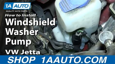 Replacing A Windshield Washer Pump