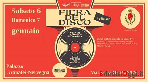 Fiera Del Disco Oggi E Domani A Palazzo Nervegna Tra Vinile Cd