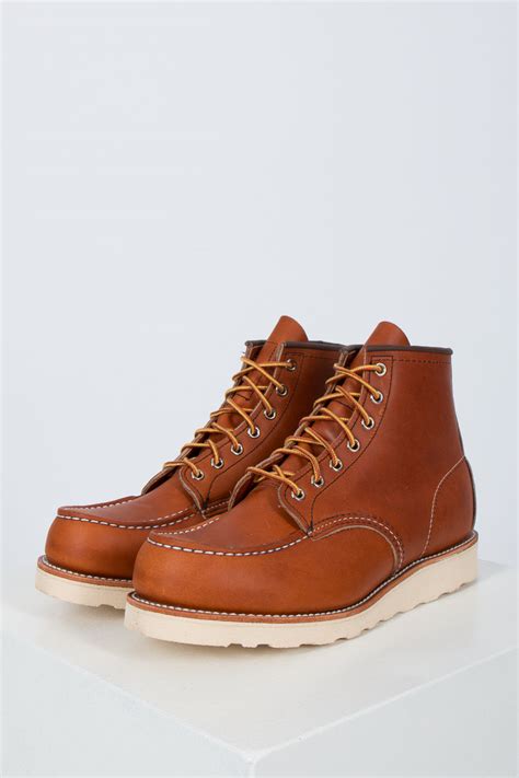 red wing  moc toe stiefel oro legacy braun pmode accessoires