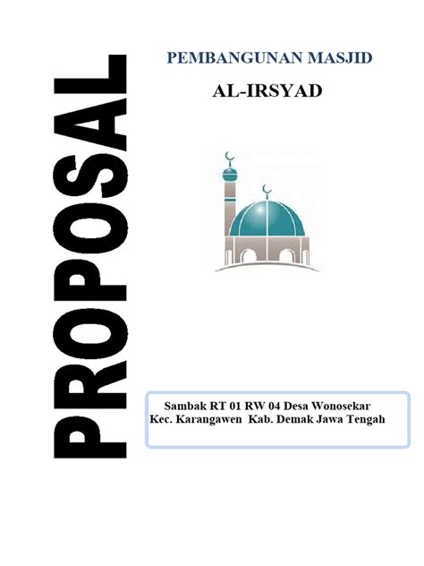 Contoh Cover Proposal Mushola Pdf