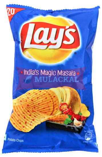 Mulackallays Indian Magic Masala Chips 24x60g