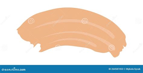 Set Of Makeup Strokes Beauty And Cosmetic Nude Brush Stains Smear Make Up Lines Big Collection