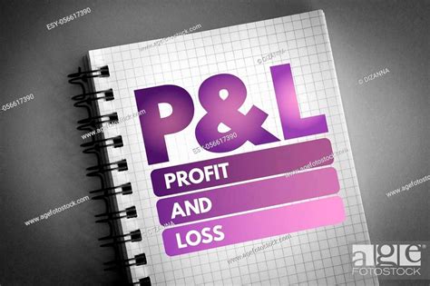pl profit  loss acronym business concept background stock photo
