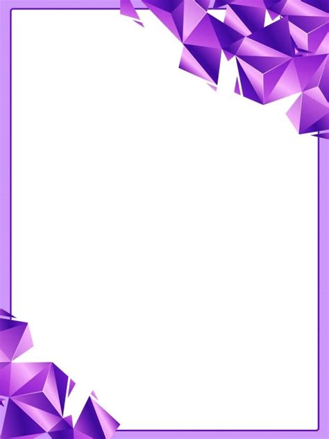 Pure Purple Gradient Low Polygon Border Ad Background Wallpaper Image ...