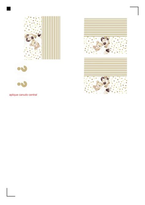 Arquivo de Corte Chá Revelação Ursinho Nude Elo7