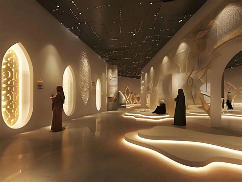 Bahrain Museum Exhibition Hall Design Simulation :: Behance in 2025