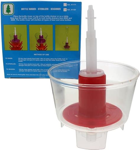 Bottle Rinser Winequip Easy Cleaning Device Home Brew Brewing Clean