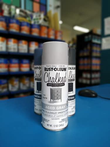 Spray Rust Oleum Chalked Efeito Giz Cinza Envelhecido Mercadolivre