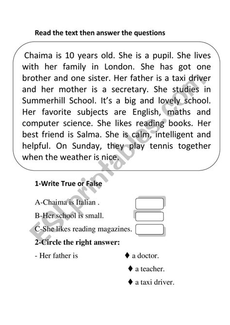 Th Form New Test Esl Worksheet By Aymenessess