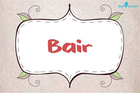 origin meaning  facts  baby  bair