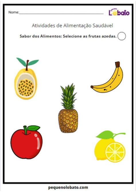 Alimentação Educação Infantil - 17 Atividades de Alimentação Saudável para Educação Infantil