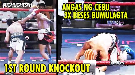 3X BUMAGSAK ANG ANGAS NG CEBU John Paul Gabunilas Vs Miel Fajardo