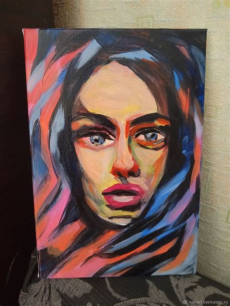 Картины: цветная девушка в интернет-магазине на Ярмарке Мастеров ...