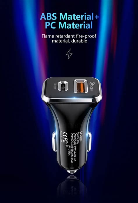 W Fast Usb C Qc Pd Car Charger Purified Nz