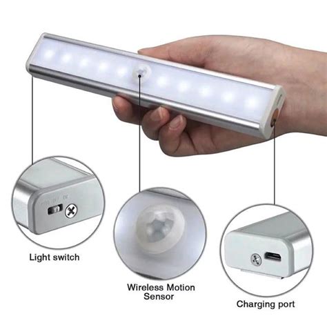 ไฟเซนเซอร โคมไฟ LED ไรสาย เซนเซอรตรวจจบเคลอนไหว Motion Auto