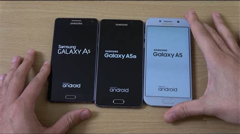 Samsung Galaxy A5 2017 vs A5 2016 vs A5 2015 - Speed Test!