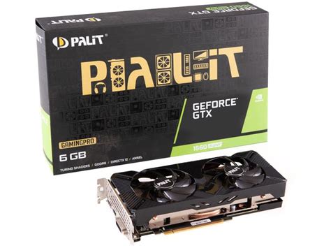 Placa de Vídeo Palit GeForce GTX 1660 - 6GB GDDR6 192 bits Gaming Pro ...