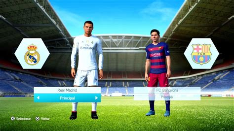 FIFA 16 Gameplay PS3 X360 REAL MADRID Vs BARCELONA C Ronaldo