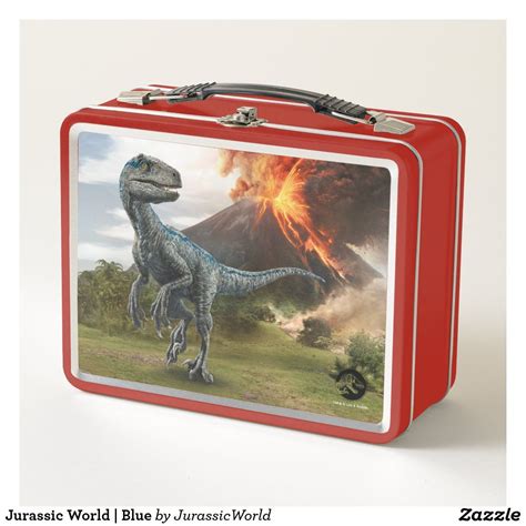 Jurassic World Blue Metal Lunch Box Nz Jurassic World Lunch Box Metal Lunch Box