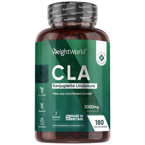 CLA Softgel Kapseln Mit essentiellen Fettsäuren SlimCenter