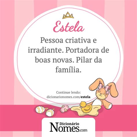 Veja O Significado Do Nome Estela Nomes Estela Nomesesignificados