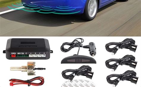 Wireless Car Reverse Backup Radar System Wireless Parking Sensor Kit