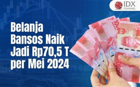 Belanja Bansos Naik Jadi Rp Triliun Per Mei Ini Rinciannya