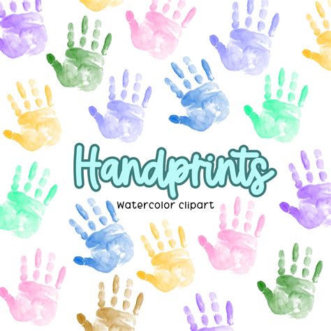 Child Handprint Clipart