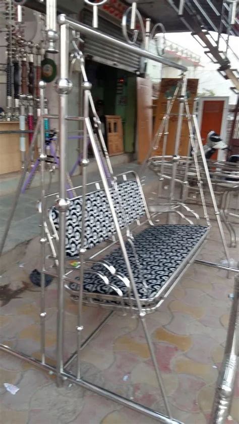 modern stainless steel ss jhula  seater  piece  jambusar
