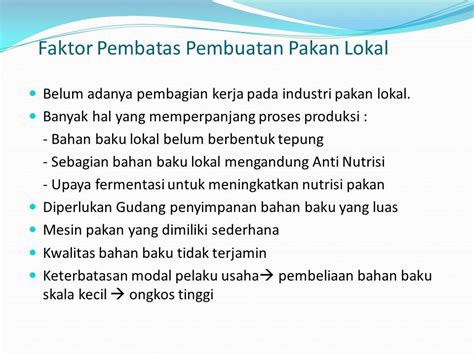 Komunitas Penyuluh Perikanan Pakan Ikan Berbasis Bahan Baku Lokal