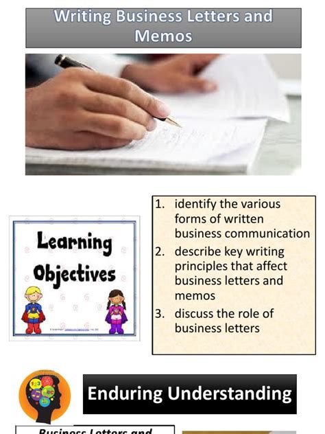 writing business letters  memos  memorandum communication