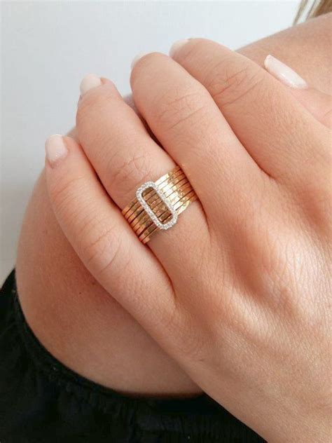 Stackable Wedding Rings Gold Venessa Maclean