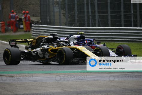 Nico Hulkenberg Renault Sport F Team R S And Pierre Gasly