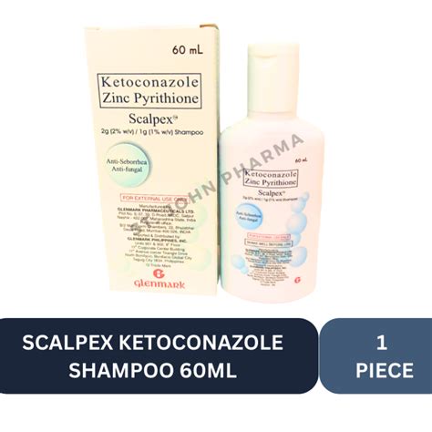 Scalpex Ketoconazole Zinc Pyrithione Shampoo 60ml L 1 Piece L Exp Date Aug 2025 Lazada Ph