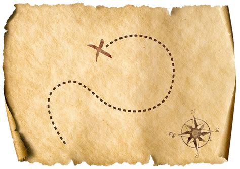 Образец пиратской карты сокровищ для детей - 81 фото