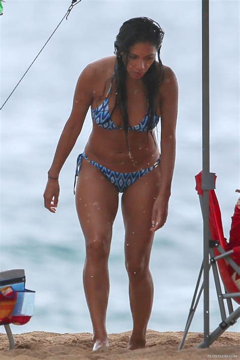 Nicole Scherzinger Caught By Paparazzi In Sexy Bikini Playcelebs Net