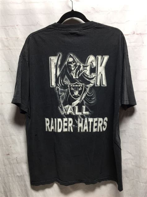 Classic Oakland Raiders T Shirt W Fuck All Raider Haters Boardwalk